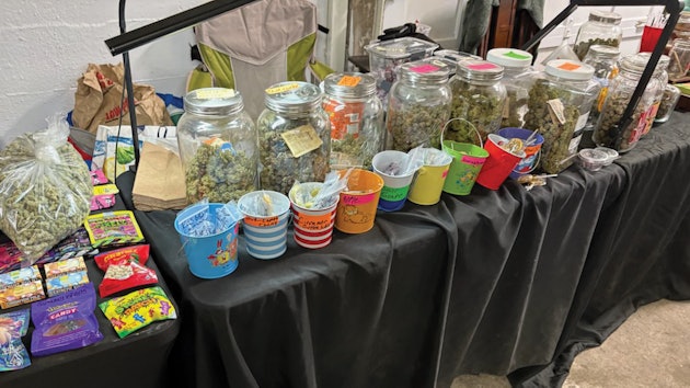 Photo from the alleged unlicensed cannabis operation at the Attick in Tacoma, Washington.