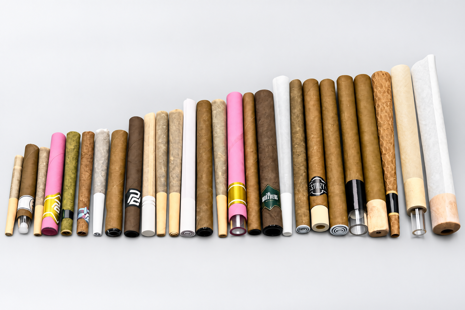 Preroll formats now range from ultra-small pinners to glass-tip products, straight tubes and multi-gram formats, increasing the need for flexible manufacturing equipment.