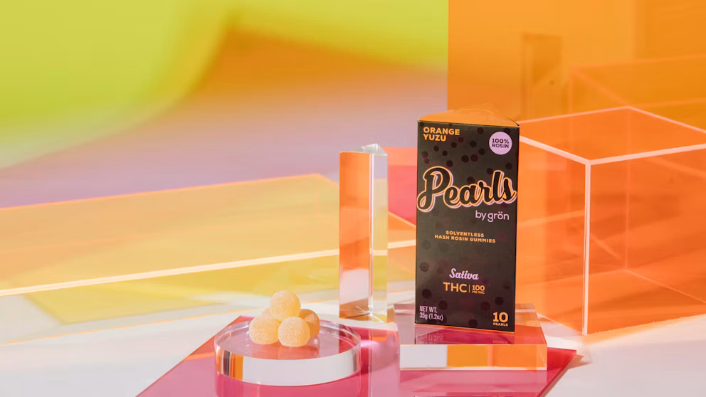 Gron Rosin Pearls Orange Yuzu Cannabis Gummy 7 Uy F Lb Cvep